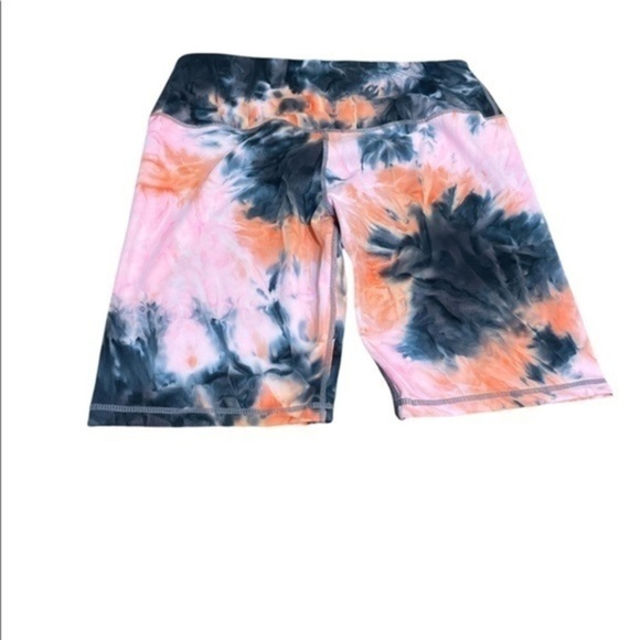 Unbranded Woman’s Hot Pink Black Biker Shorts Sz XXL - Picture 1 of 5